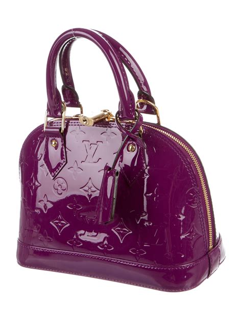 lv alma vernis price|louis vuitton alma bag size.